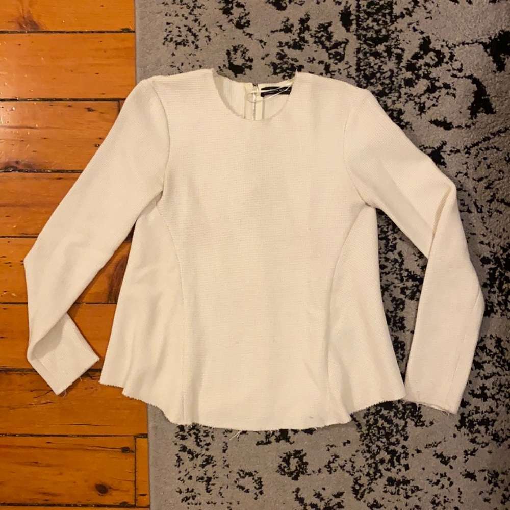 Zara peplum top